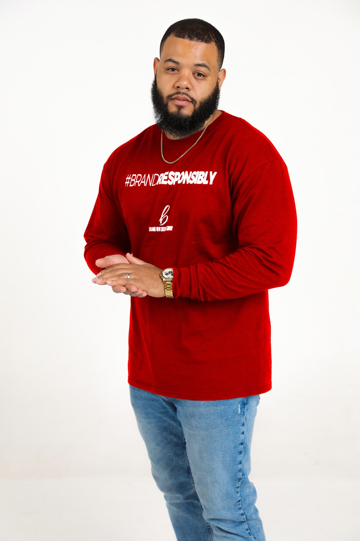 Brand Responsibly Men's Long Sleeved Shirt