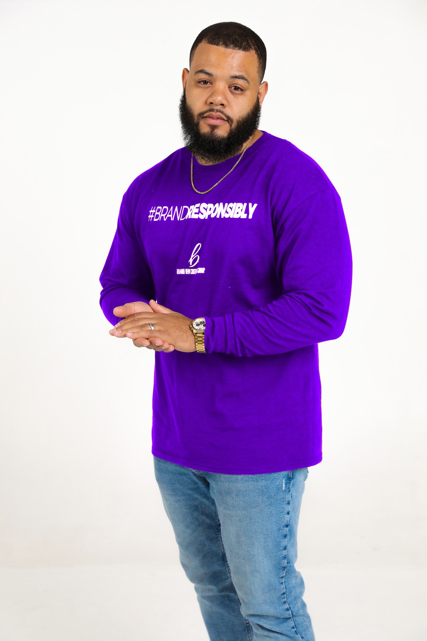 Brand Responsibly Men's Long Sleeved Shirt