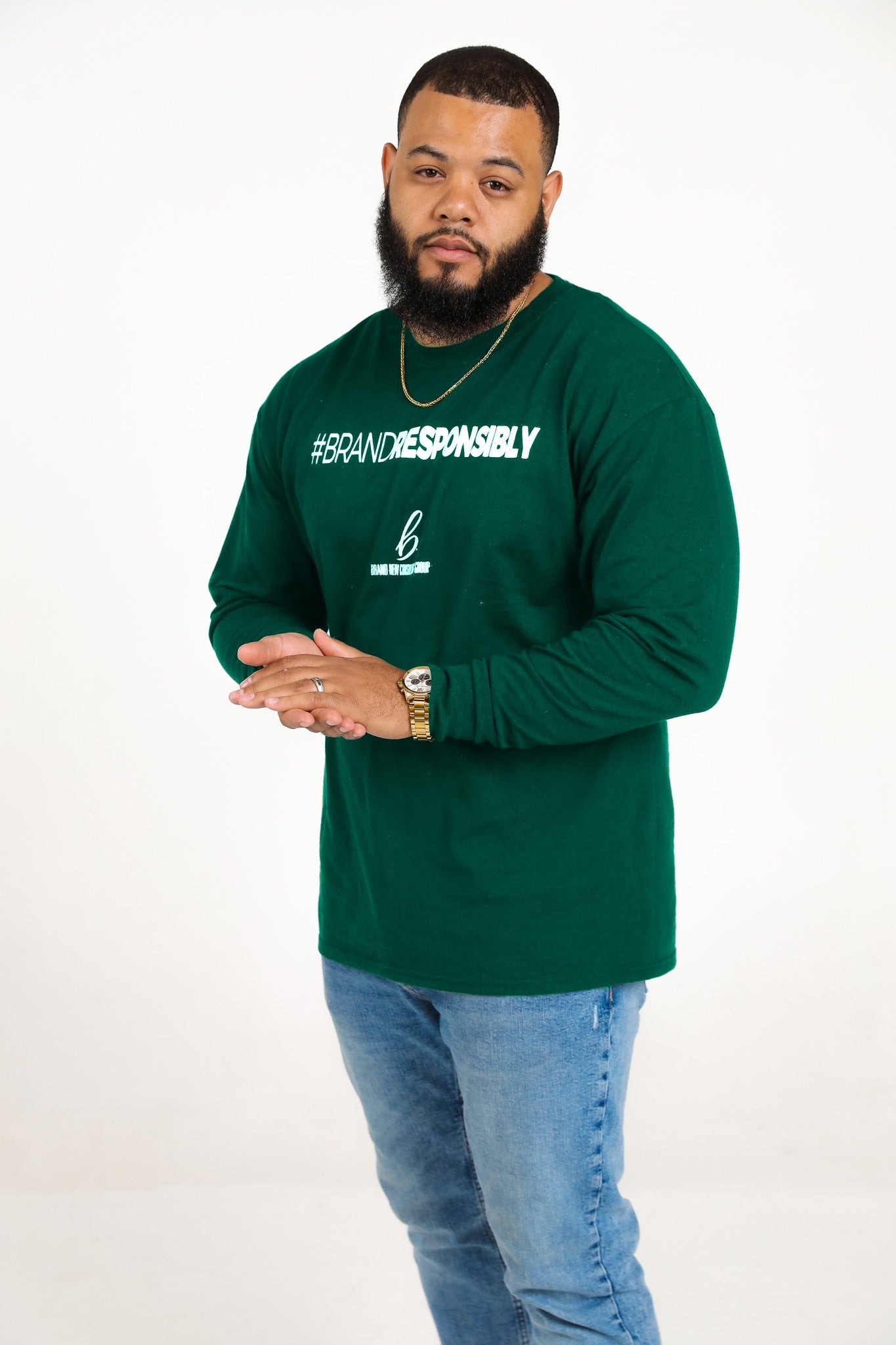 Brand Responsibly Men's Long Sleeved Shirt