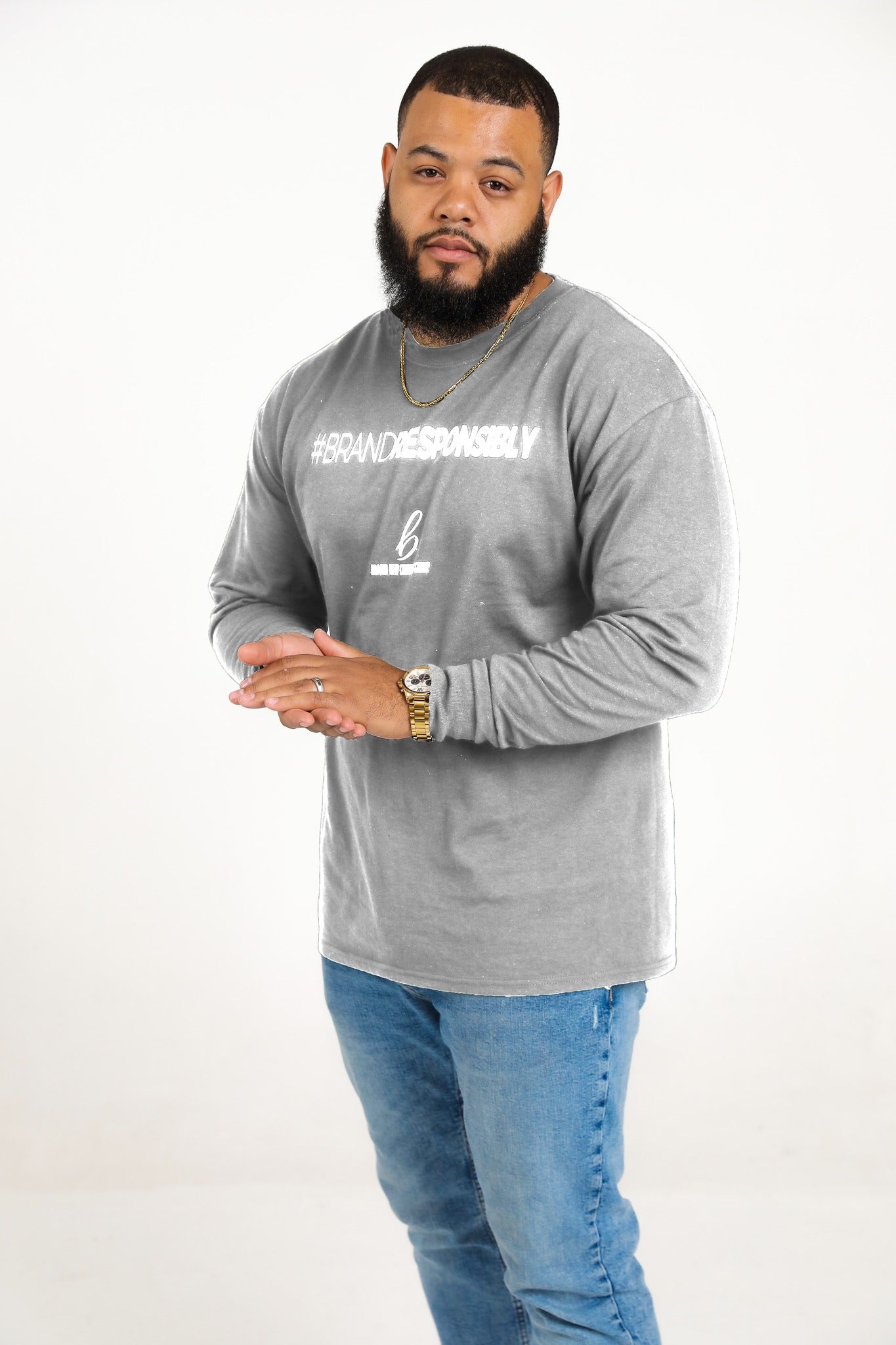 Brand Responsibly Men's Long Sleeved Shirt