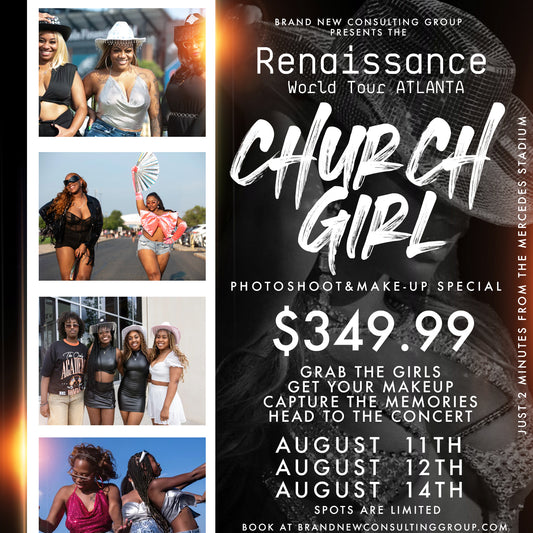 Beyonce Church Girl Photoshoot w/ Makeup